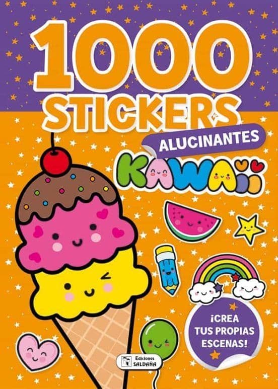 1000 Stickers Alucinantes Kawaii