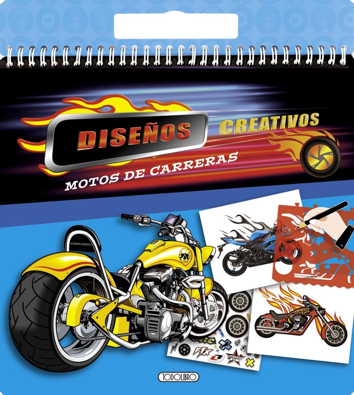 Motos de carrera. Diseños creativos